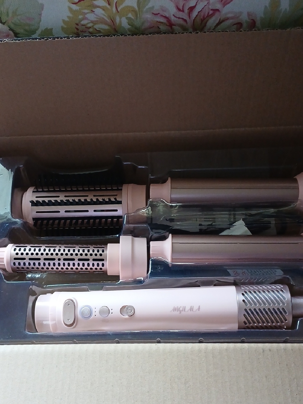 3-in-1 Rose Gold Hot Air Brush for Women